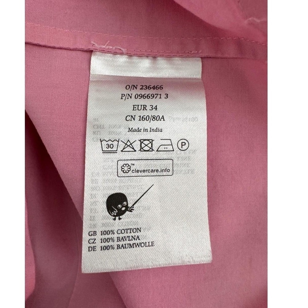Monki Pink Ruffle-Neck Mini Dress - Picture 7 of 9
